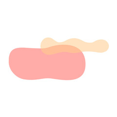 Abstract liquid shape ornament