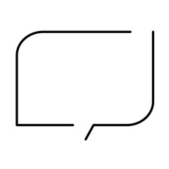 blank chat icon design