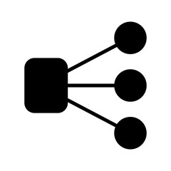 organization icon or logo isolated sign symbol vector illustration - high quality black style vector icons
