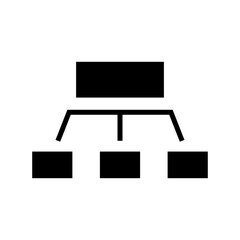 organization icon or logo isolated sign symbol vector illustration - high quality black style vector icons
