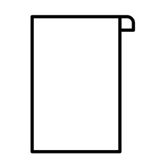 Simple bookmark icon design