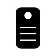 tag icon or logo isolated sign symbol vector illustration - high quality black style vector icons
