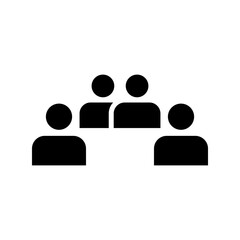 teamwork icon or logo isolated sign symbol vector illustration - high quality black style vector icons
