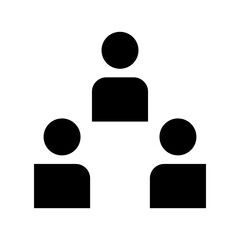 teamwork icon or logo isolated sign symbol vector illustration - high quality black style vector icons
