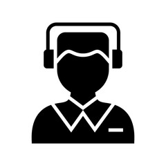 telemarketing icon or logo isolated sign symbol vector illustration - high quality black style vector icons
