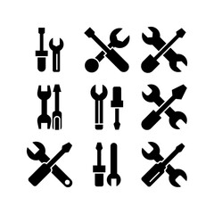 Naklejka premium tools icon or logo isolated sign symbol vector illustration - high quality black style vector icons 