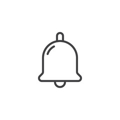 Notification bell line icon