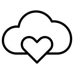  love cloud computing icon