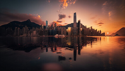 Naklejka premium Victoria Harbor
