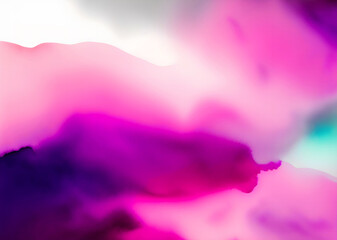 フェミニンな色の水彩テクスチャ　背景素材　generative ai