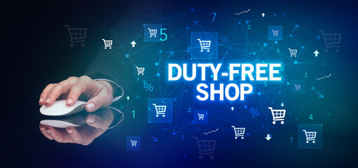 male hand holding wireless peripheral