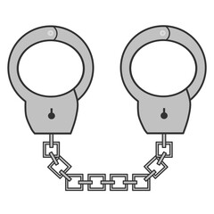 clip art of handcuff design