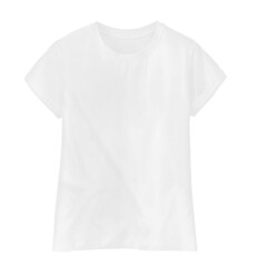white t shirt isolated