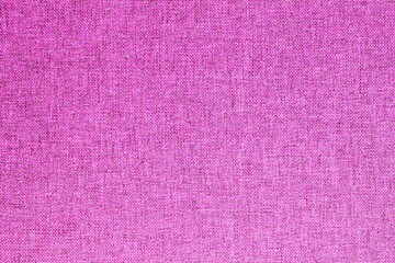 Abstract design background of purple violet coarse-grained intersection texture of rough fabric with an interlacing. Linen sack textile canvas burlap cloth. Close-up, mock up, top view