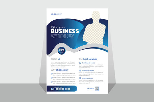 Business flyer , Corporate , Template, Abstract Shape&rsquo;s, Colorful Concepts, layout Design, Vector Design, creative , Graphic Elements, IT Company flyer , Unique Design, color, Graphic Design,  adverti
