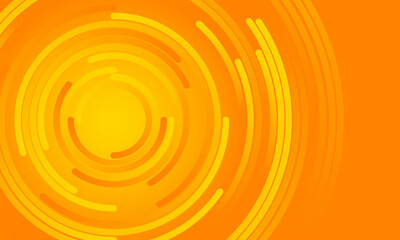 abstract speed light orange geometric background. Dynamic shapes composition technology Hitech communication concept innovation vector design © photoraidz