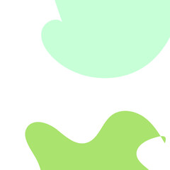 Green Abstract Shapes Decor Background 