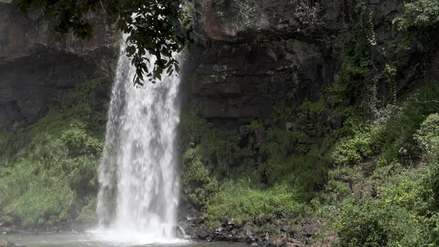Slow Motion Twin falls at Iguazu falls Argentina Side