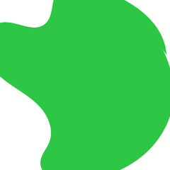 Green Abstract Shapes Decor Background 