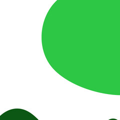 Green Abstract Shapes Decor Background 