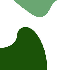 Green Abstract Shapes Decor Background 
