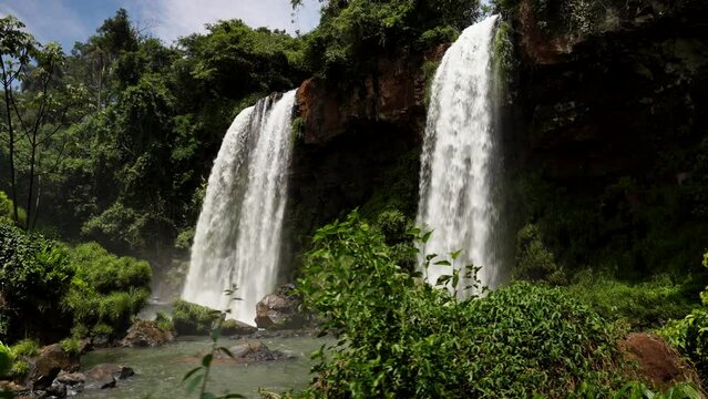 Twin falls Steady View at Iguazu falls Argentina Side
