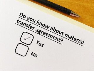 Question about agreement and business