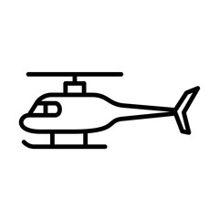 Helicopter Icon Logo Design Vector Template Illustration Sign And Symbol Pixels Perfect
