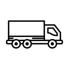 Truck Icon Logo Design Vector Template Illustration Sign And Symbol Pixels Perfect
