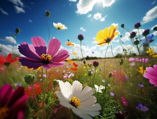 Beautiful Sunny Flower Field III