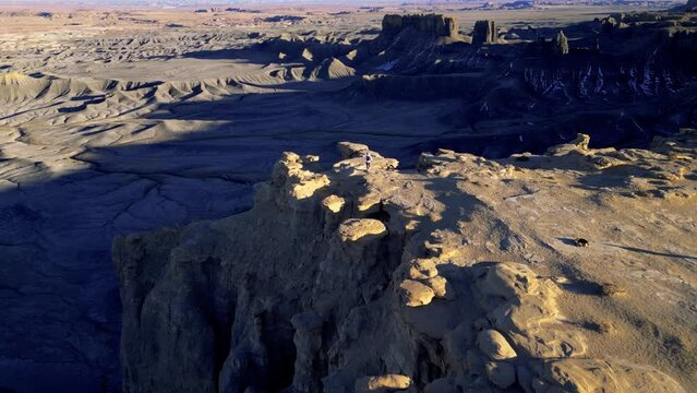 Aerial View Of Utha Landscape In Utah