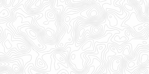 Obraz premium Topographic map. Geographic mountain relief. Abstract lines background. Contour maps. Vector illustration, Topo contour map on white background, Topographic contour lines vector map seamless pattern.