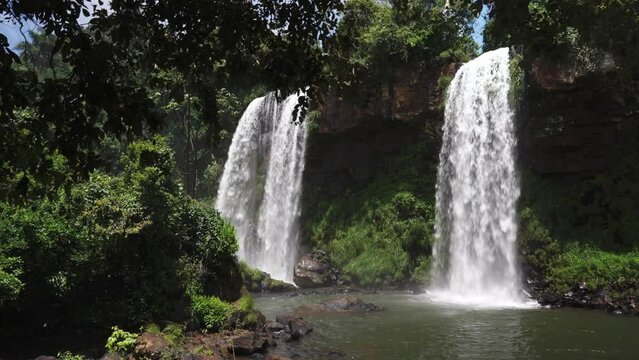 Twin falls Steady View at Iguazu falls Argentina Side