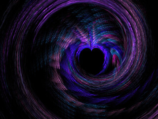 Abstract background 3D illustration, fantastic fractal texture, digital illustration for creative graphic design for wallpaper, poster, banner, drawing, ornament