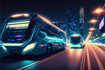 Creating Diverse Scenarios of City Bus Autonomy in the Future of Urban Public Transport with Generative AI