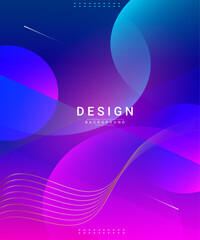 abstract background with circles pattern template