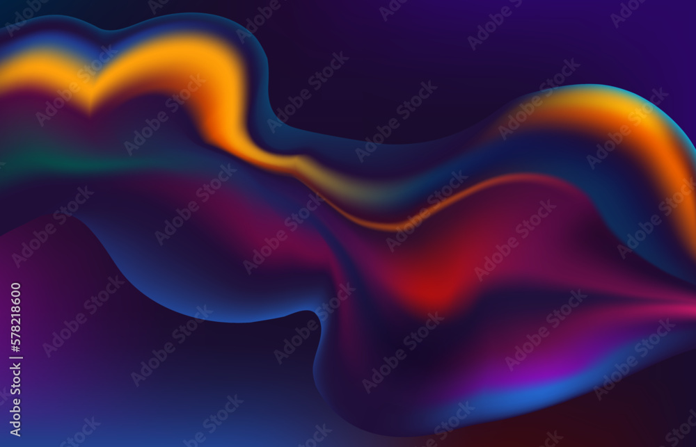 Poster abstract vector multicolored vivid background