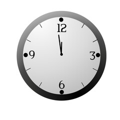 clock isolated on white