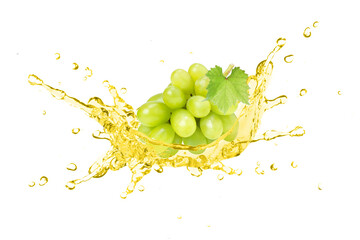 Grape oil splash