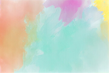 Abstract watercolor paint background for design and text, watercolor banner. Generative AI