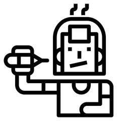 fever line icon style