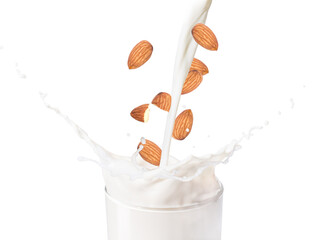 Almond milk splash