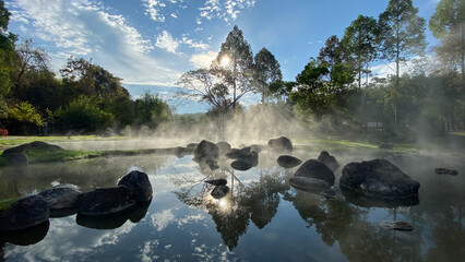 Chae Son National park northern thailand.