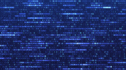 Obraz premium Big data transfer concepts in internet.