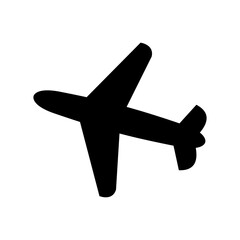 airplane icon or logo isolated sign symbol vector illustration - high quality black style vector icons
