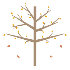 Illustration of Autumn tree - Vector