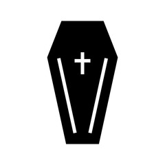Fototapeta premium coffin icon or logo isolated sign symbol vector illustration - high quality black style vector icons 