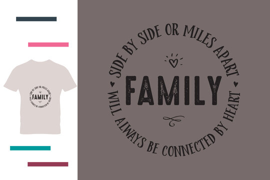 Family reunion t shirt design 
