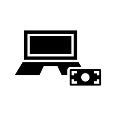 digital finance icon or logo isolated sign symbol vector illustration - high quality black style vector icons
