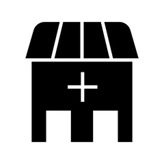 drug store icon or logo isolated sign symbol vector illustration - high quality black style vector icons
